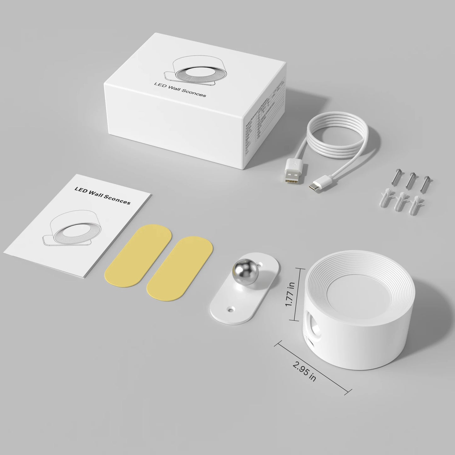 Splendora Wiederaufladbare Magnetische Wandleuchte