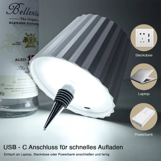 Lhude™ Flaschenlampe - LED Tischlampe für Weinflaschen