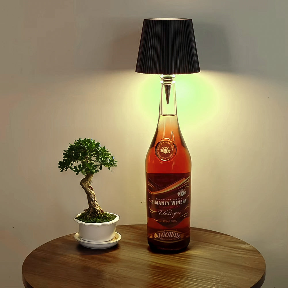 Lhude™ Flaschenlampe - LED Tischlampe für Weinflaschen