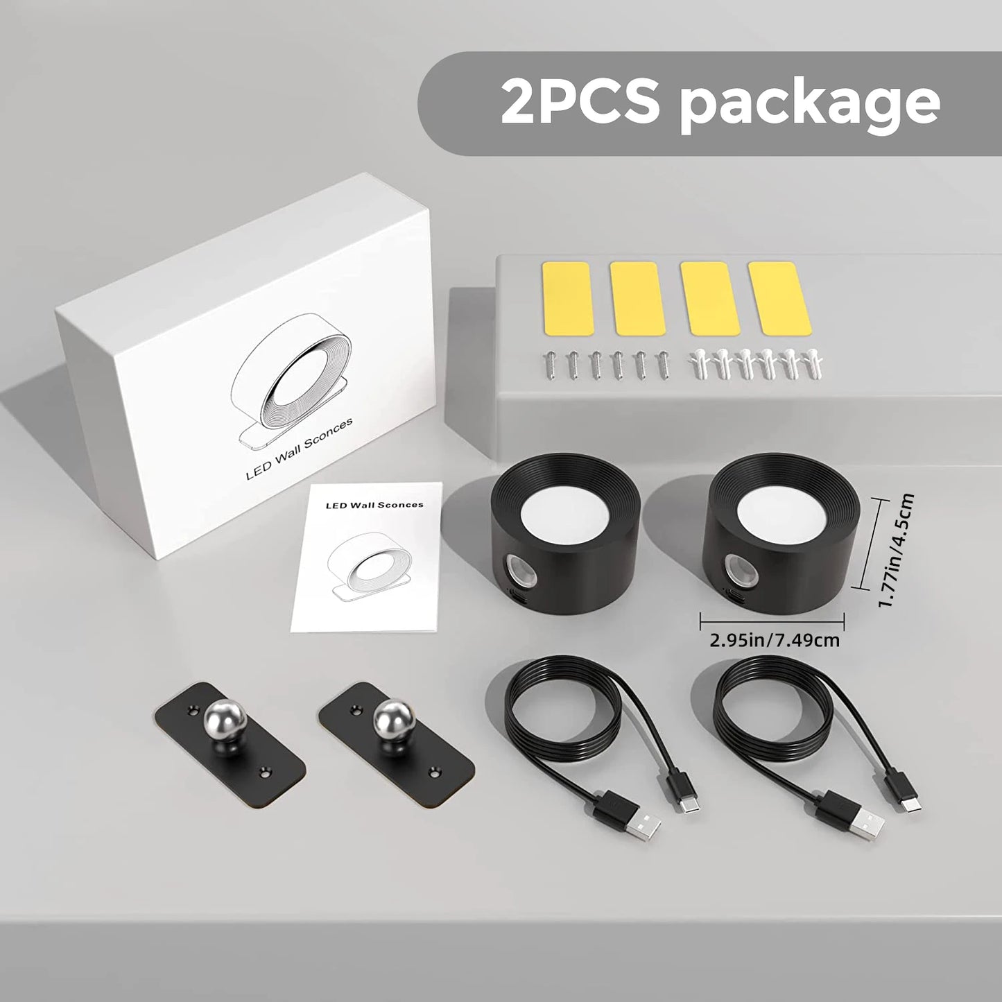 Splendora Wiederaufladbare Magnetische Wandleuchte