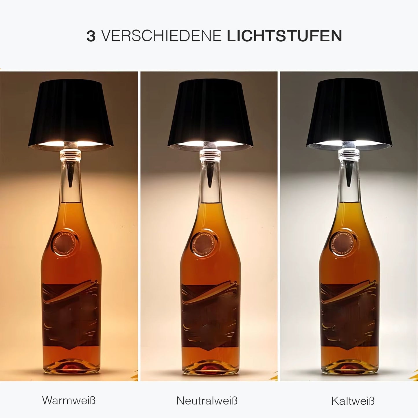 Lhude™ Flaschenlampe - LED Tischlampe für Weinflaschen