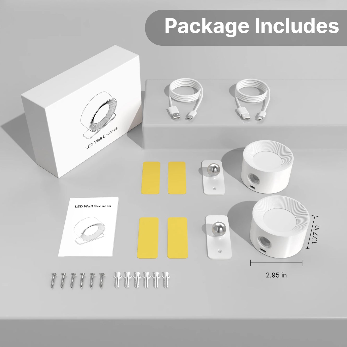 Splendora Wiederaufladbare Magnetische Wandleuchte